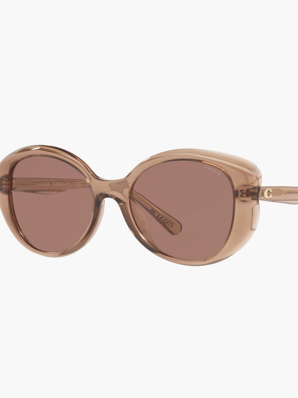 Coach 54mm round sunglasses